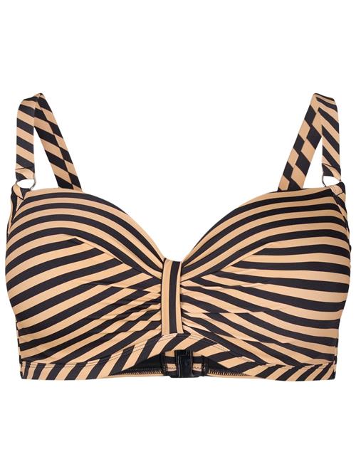 Swim by Zizzi Bikinioverdel 'Tenna'  mokka / sort