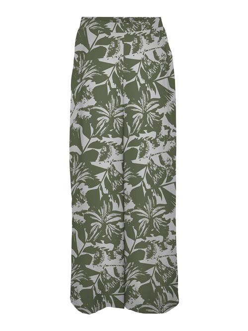 VERO MODA Bukser 'JOSIE'  lysebeige / grøn