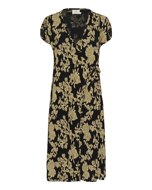 Kaffe Kjole 'KAHelen'  beige / sort