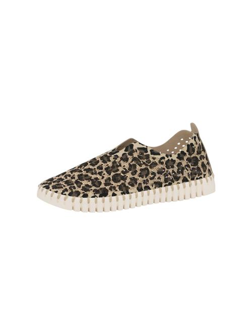 ILSE JACOBSEN Slipper 'Tulip144'  beige / brun / sort