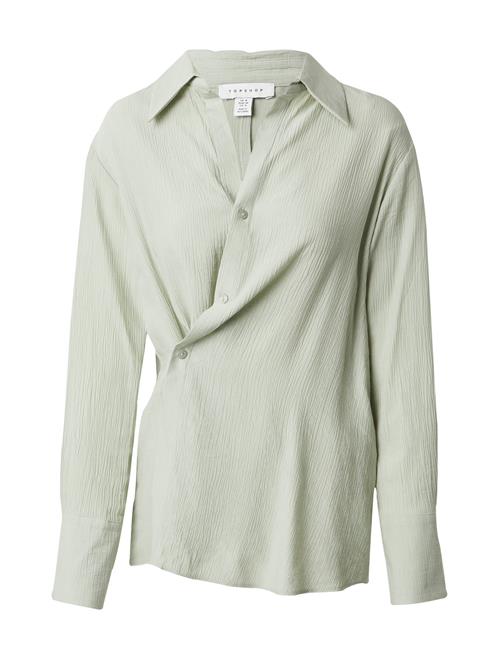 Se TOPSHOP Bluse  pastelgrøn ved About You