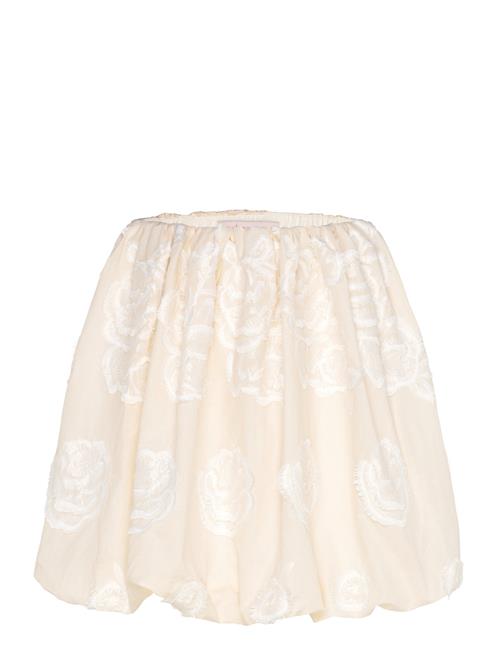 Rosamarie Skirt A-View Beige