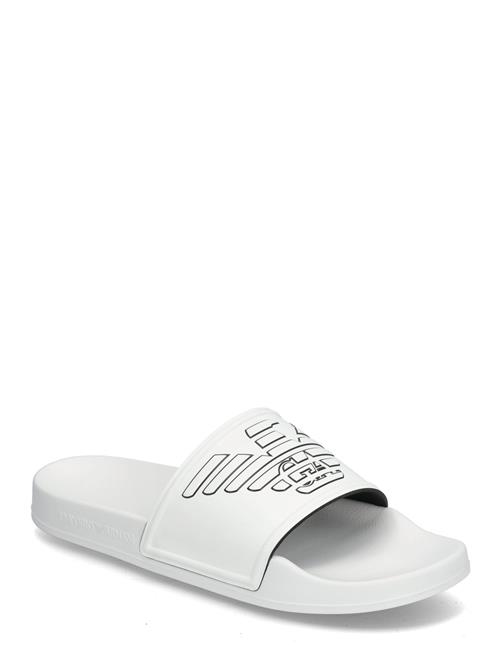 Slip.pvc-Outline Log Emporio Armani White