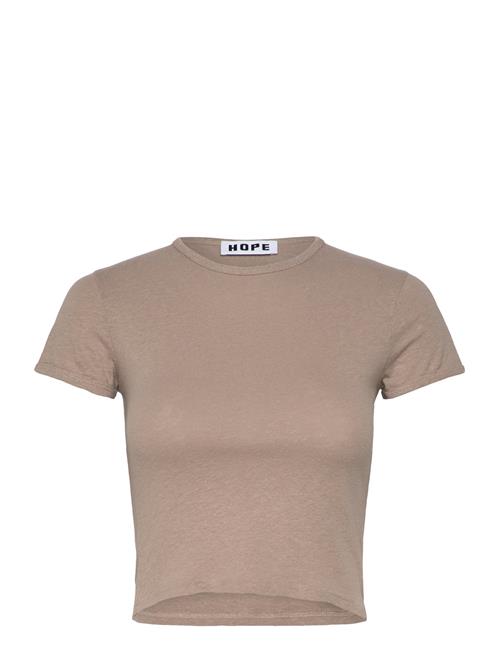 Vile Tee Plum Grey Hemp Hope Beige