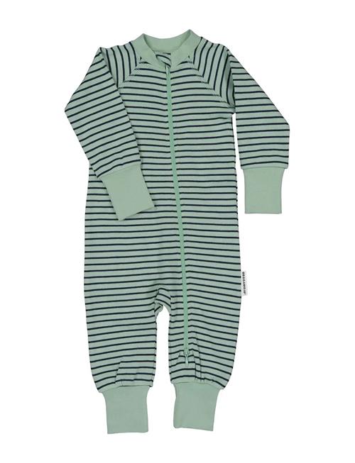 Pyjamas Two Way Zipper Geggamoja Green