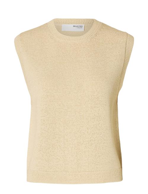 Slfalma Sl Knit Vest Selected Cream