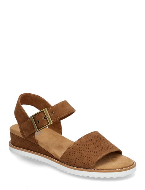 Womens Bobs Desert Kiss Sandal Skechers Brown
