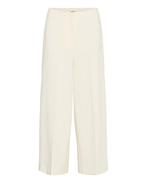 SOAKED IN LUXURY Bukser med fals 'Corinne'  hvid