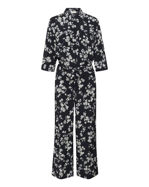 Kaffe Jumpsuit 'Pollie'  natblå / lysegrå / offwhite
