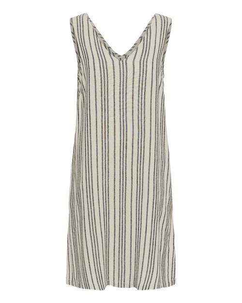 Kaffe Kjole 'Milia'  sort-meleret / offwhite