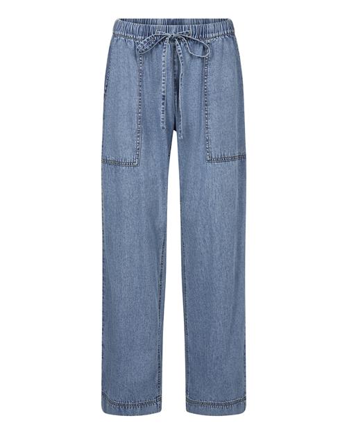 CULTURE Bukser 'adele'  blue denim