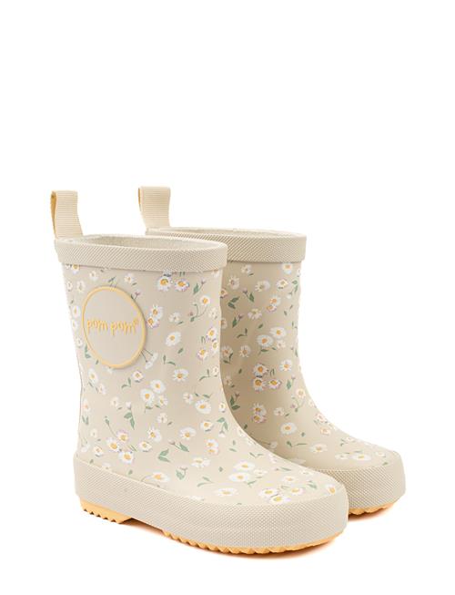Gumboots Aop Pom Pom Cream