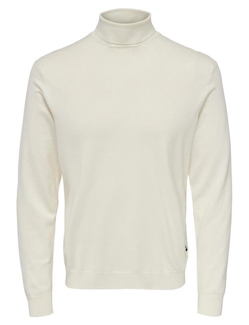 Onswyler Life Reg Roll Neck Knit Noos ONLY & SONS White