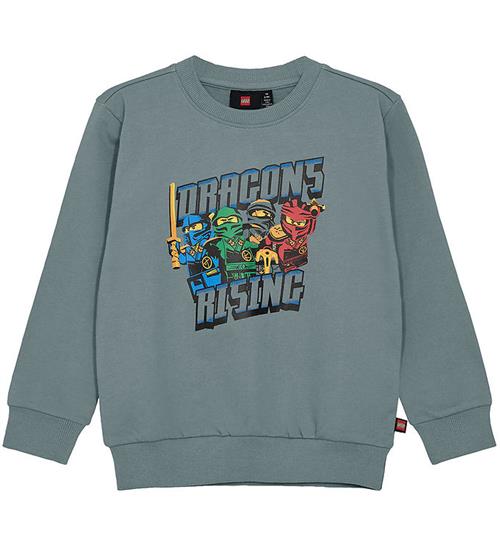 LEGOÂ® Wear LEGOÂ® Ninjago Sweatshirt - LwSaku 301 - LysegrÃ¸n m. Print