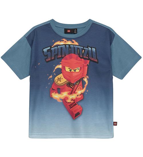 LEGOÂ® Wear LEGOÂ® Ninjago T-shirt - LwTaffy 307 - StÃ¸vet BlÃ¥ m. Print