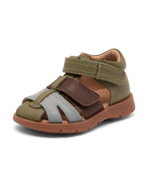 BISGAARD Sandaler 'Frans'  lyseblå / brun / grøn