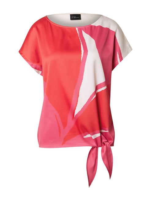 s.Oliver BLACK LABEL Shirts  pink / rød / æggeskal