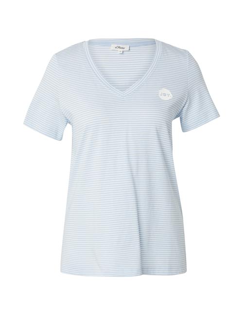 Se s.Oliver Shirts  lyseblå / hvid ved About You