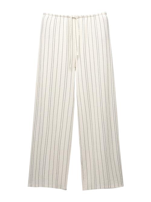 Pull&Bear Bukser  lysebeige / mørkegrå