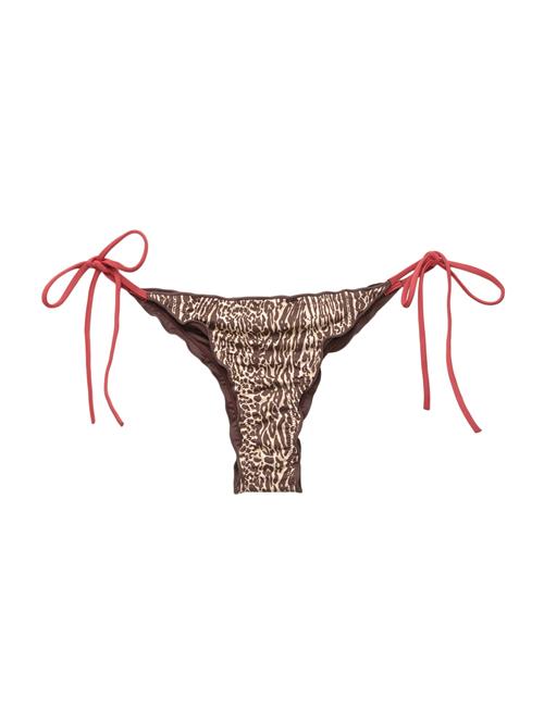 Se Pull&Bear Bikinitrusse  beige / mørkebrun / rød ved About You