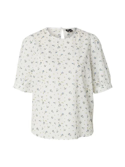 VERO MODA Bluse 'VMTRINE'  navy / lyseblå / oliven / hvid
