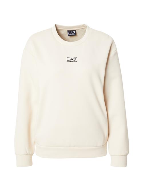 EA7 Emporio Armani Sweatshirt  creme / sort