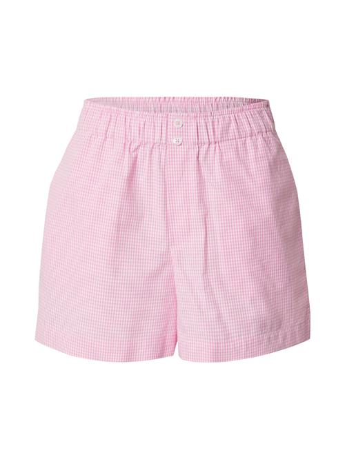 ONLY Bukser 'ONLFILUCCA'  pink / hvid