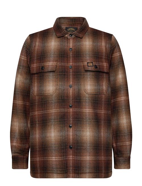 Wool Miller Overshirt Superdry Brown
