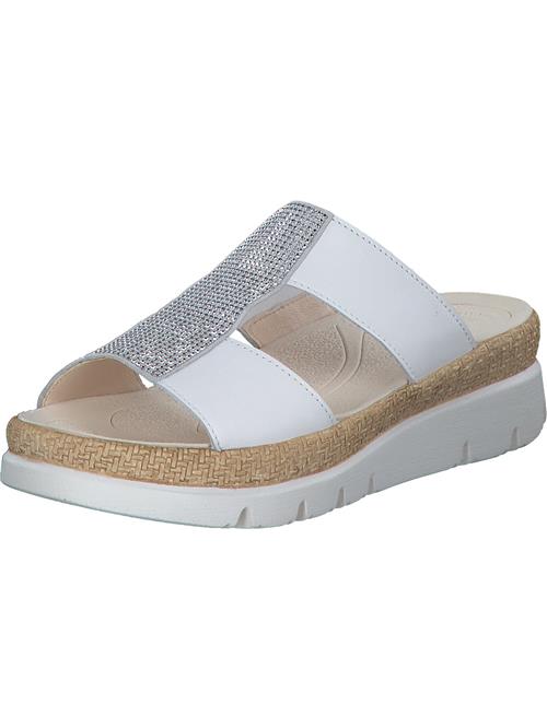 GABOR Pantoletter '43.721'  beige / sølv / hvid