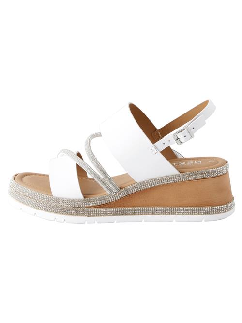 Se Next Sandaler 'Forever Comfort'  sølv / hvid ved About You
