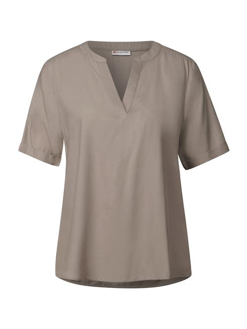 STREET ONE Bluse  mudderfarvet