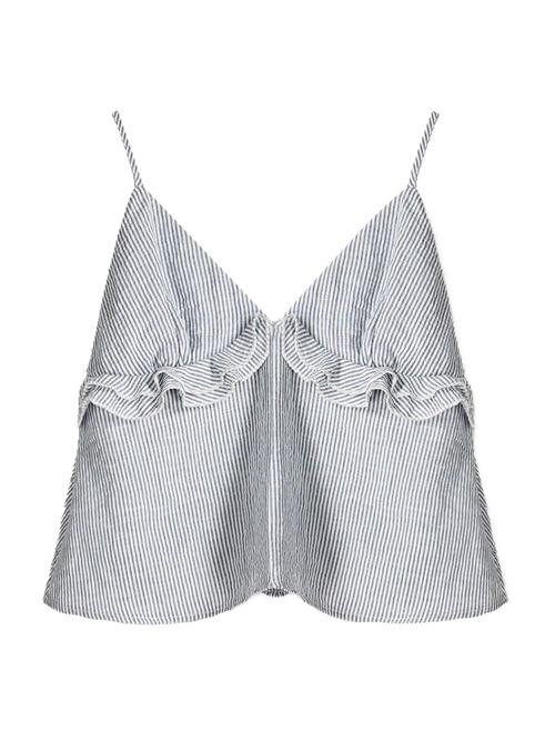 Bershka Overdel  navy / hvid