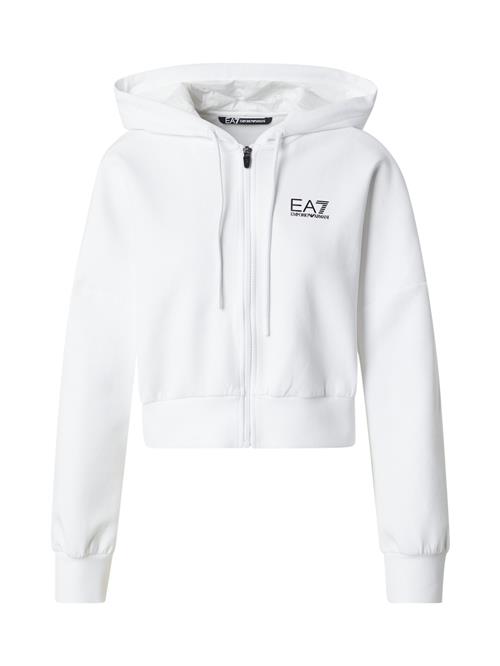 EA7 Emporio Armani Sweatjakke 'TENNIS PRO'  sort / hvid