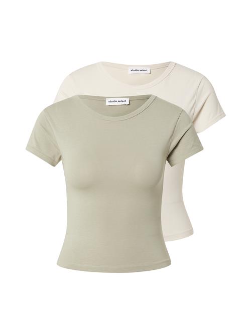 Se studioselect Shirts 'Inga'  beige / lysegrøn ved About You