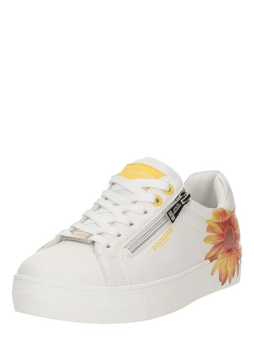 Dockers by Gerli Sneaker low  mørkegul / hummer / hvid