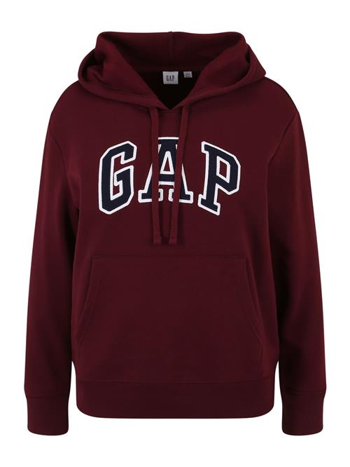 Gap Petite Sweatshirt 'HERITAGE'  mørkeblå / vinrød / hvid