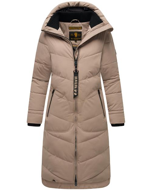MARIKOO Vinterfrakke 'Benikoo'  beige / sort