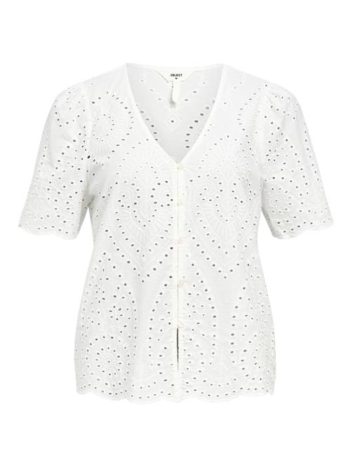 OBJECT Bluse 'OBJBitten'  hvid