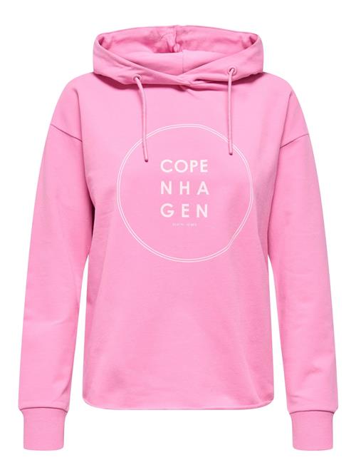 JDY Sweatshirt 'JDYGamma'  pink / hvid