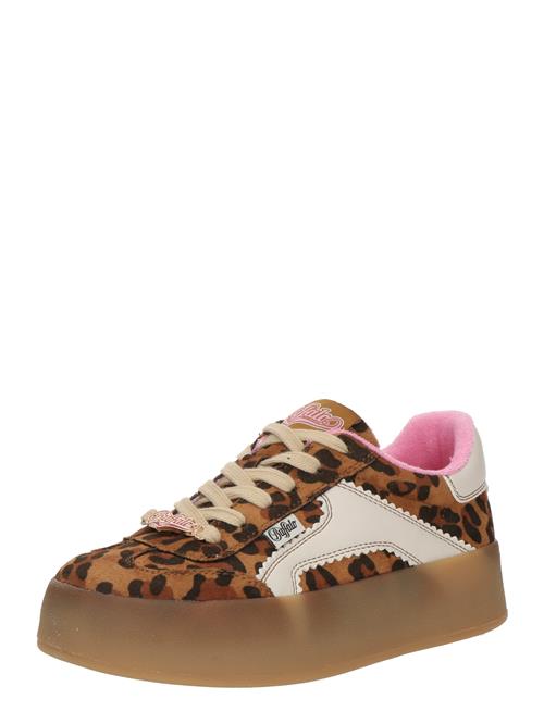 BUFFALO Sneaker low  brun / karamel / sort / hvid