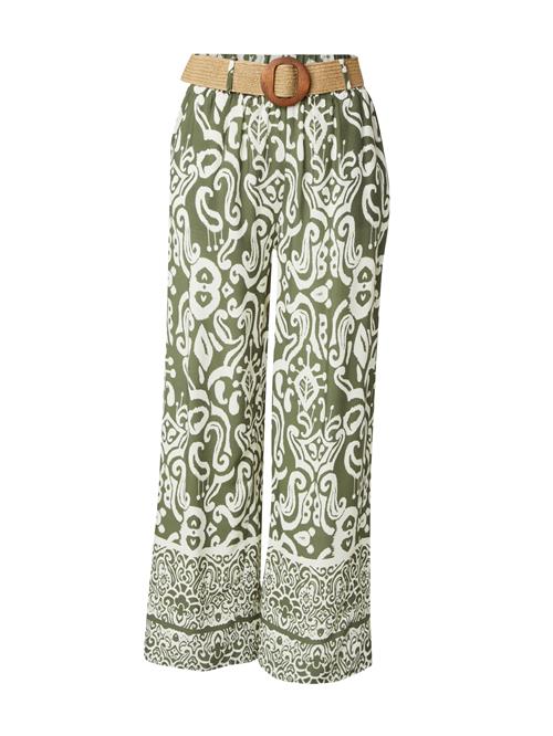 Hailys Bukser 'Ce44cili'  camel / oliven / hvid
