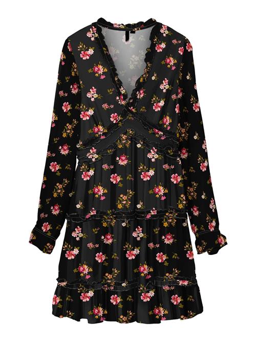VERO MODA Kjole 'VMSMila'  gran / lyserød / sort
