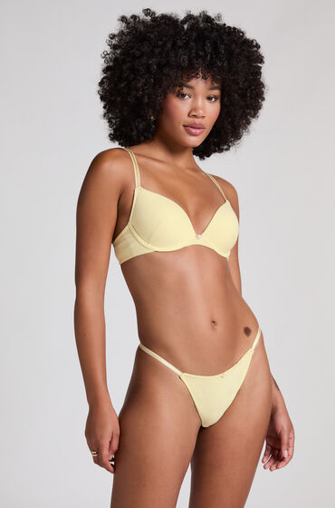 Hunkemöller Pointelle g-streng gul