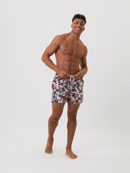Björn Borg Borg Print Swim Shorts Pink, XXL