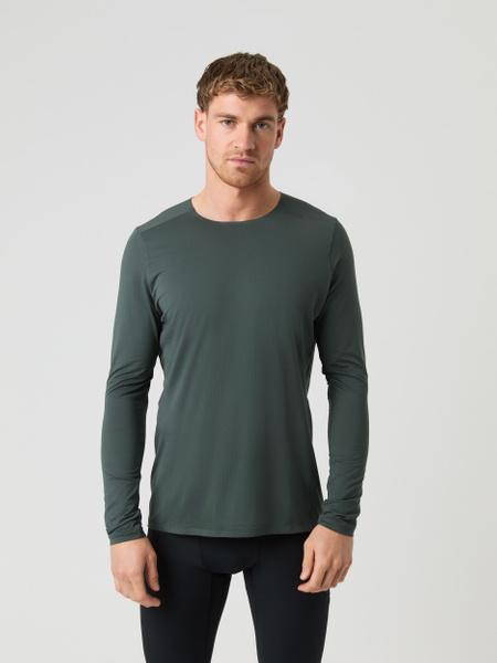 Björn Borg Borg Running Feather Long Sleeve T-shirt Grøn, XXL