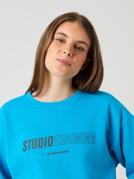 Björn Borg Borg Boyfriend Sweatshirt Blå, L