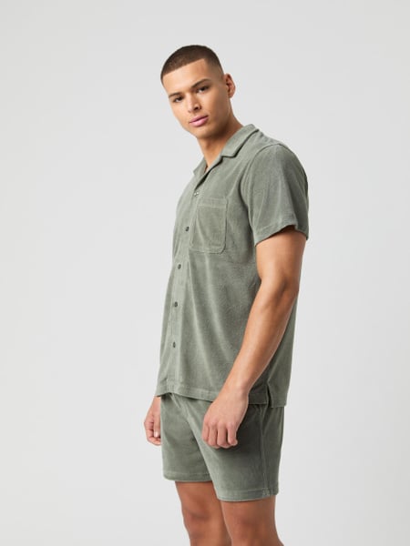 Björn Borg Borg Toweling Pool Shirt Grøn, XXL