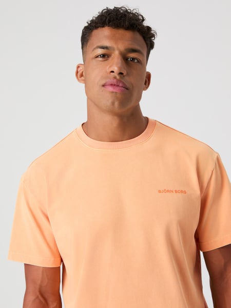 Björn Borg Borg Oversized Washed T-shirt Orange, XXL