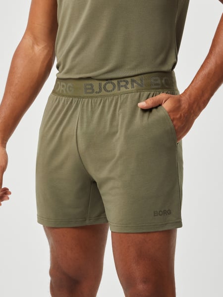 Björn Borg Borg Lyocell Blend Shorts Grøn, XXL