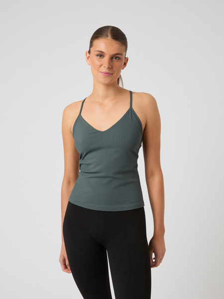 Björn Borg Studio Rib Strap Tank Grøn, XXL